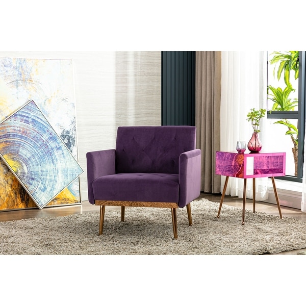 Living Room Modern Velvet Accent Chair