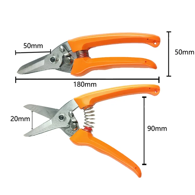 MIFUSE Hand Pruner Plant Floral Secateurs Trimming Tool Sharp Blade Easy Cut Flower Fruit Scissors Gardening Pruning Shears