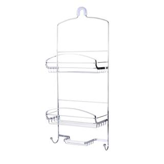 Bath Bliss Harbor Collection Deluxe Shower Caddy in Chrome 10141-CHROME