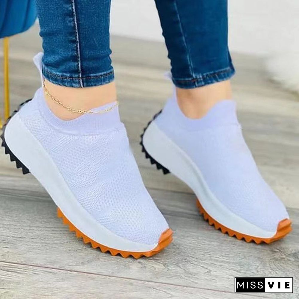 Women'Casual Mesh Colorblock Sneakers