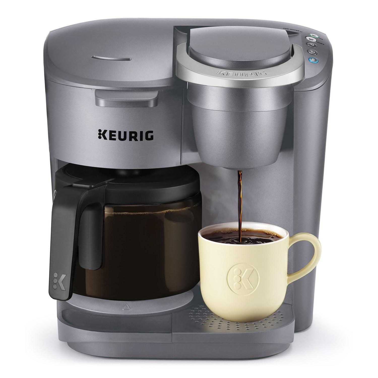 Keurig KDuo Essentials Single Serve and Carafe Coffee Maker Moonlight Gray  Crowdfused