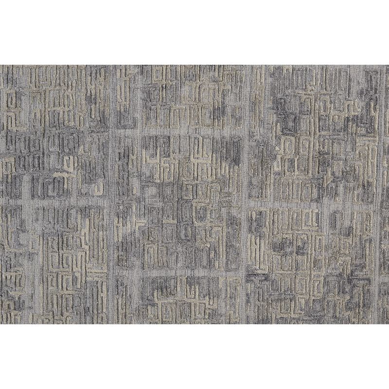 Weave and Wander Huntley Luxe Geometric Maze Rug