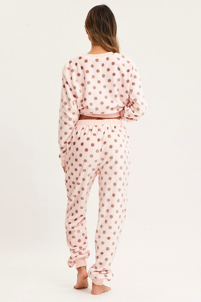 Polka Dot Loungewear Pants