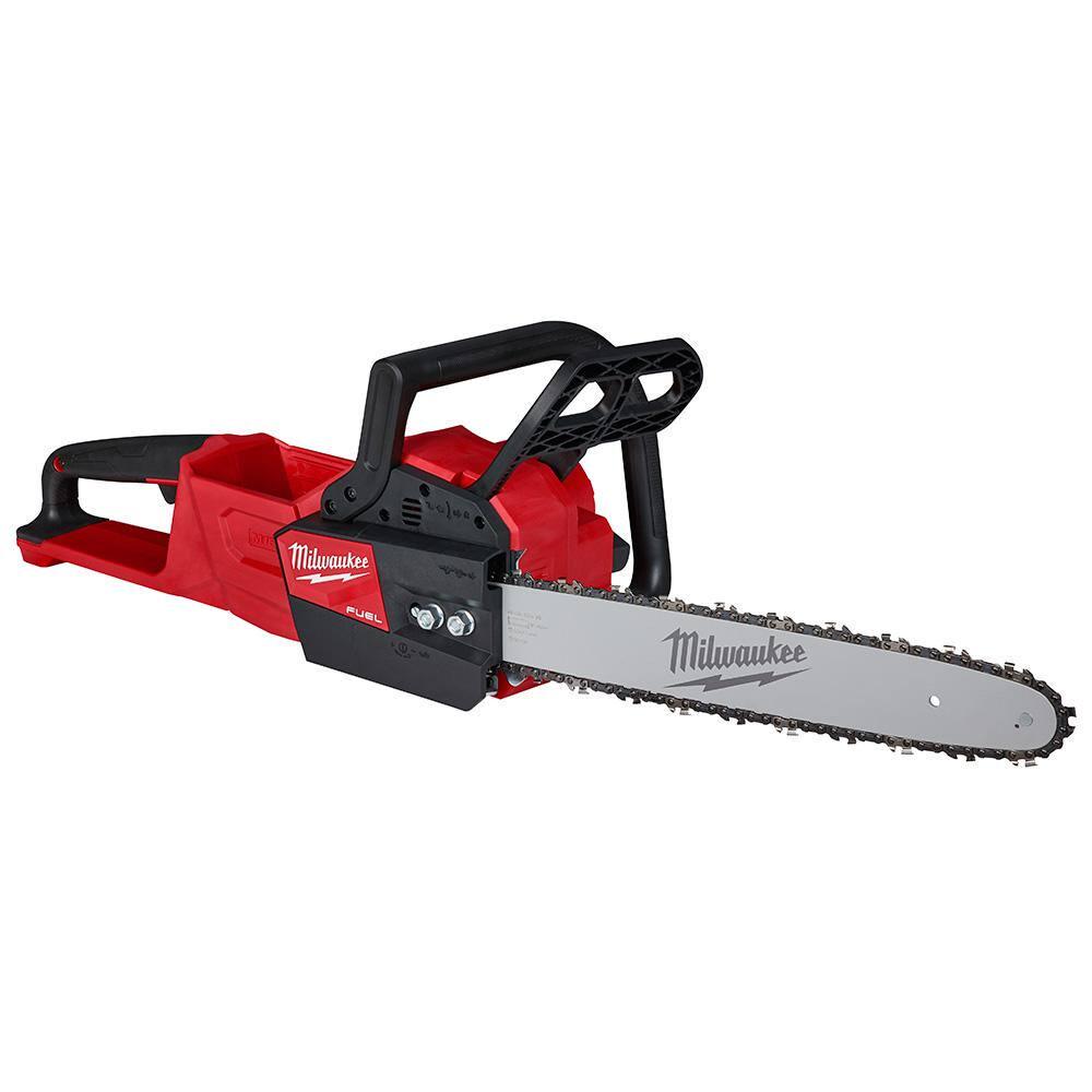 Milwaukee M18 FUEL 18 in 18V LithiumIon Cordless Brushless Hedge Trimmer with 16 in Chainsaw Combo