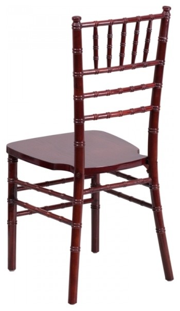 Flash Furniture Hercules Series Mahogany Wood Chiavari Chair   Transitional   Dining Chairs   by VirVentures  Houzz