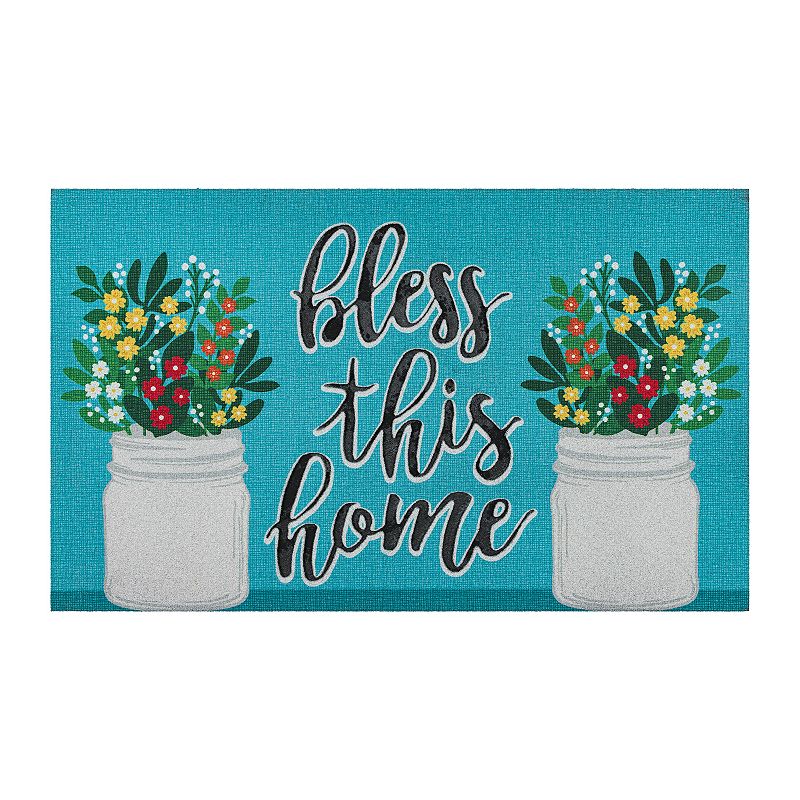 Celebrate Together™ Bless This Home Floral Doormat