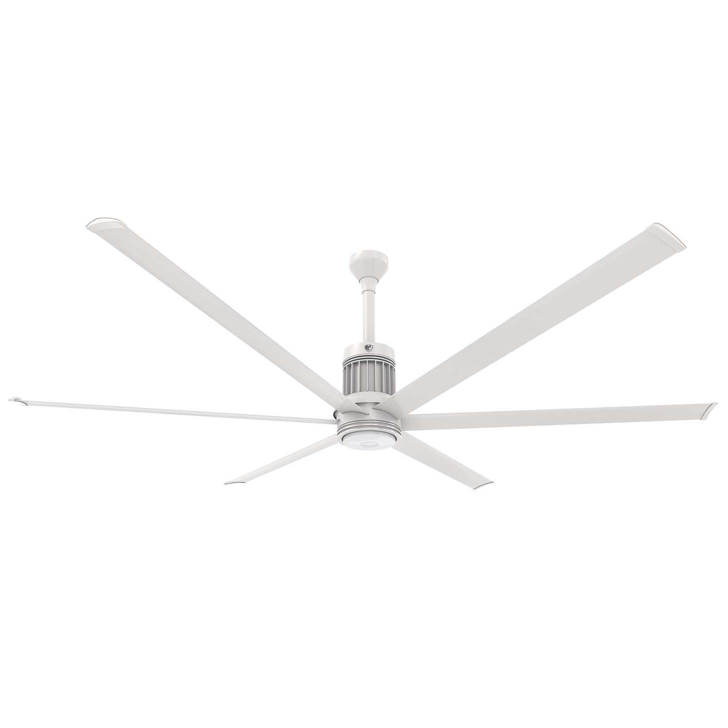 96-Inch i6 Ceiling Fan Universal Mount W/12-Inch Ext Tube and LED White by Big Ass Fans