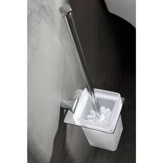 ANZZI Essence Series Stainless Steel Toilet Brush Holder in Polished Chrome AC-AZ055