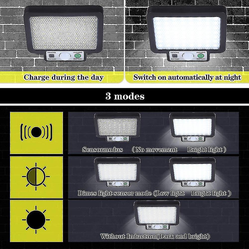 Led Split Solar Wall Light Outdoors Waterproof 3 Mode Motion Sensor Street Light Security Lighting Solar Lamp Garden