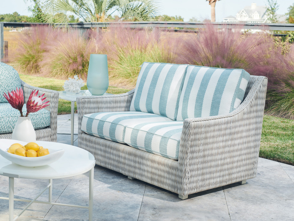 Seabrook Outdoor Love Seat by Tommy Bahama   Loveseats   by Lexington Home Brands  Houzz