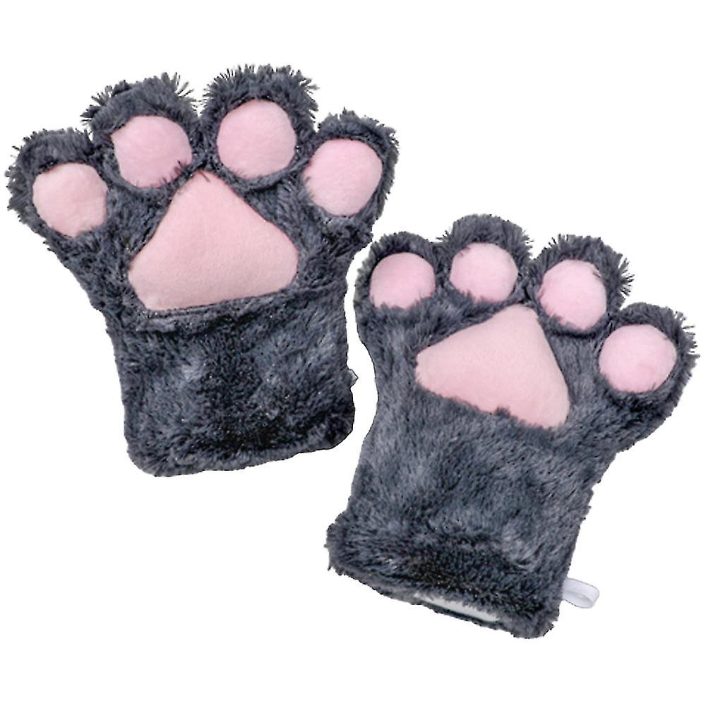 1 Pair Animal Cat Wolf Dog Fox Paws Claws Gloves Costume Accessories