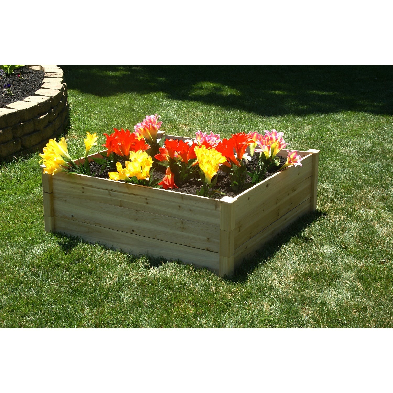 EDEN Quick Assembly Raised Garden Bed – 4′ X 4′ X 17.5