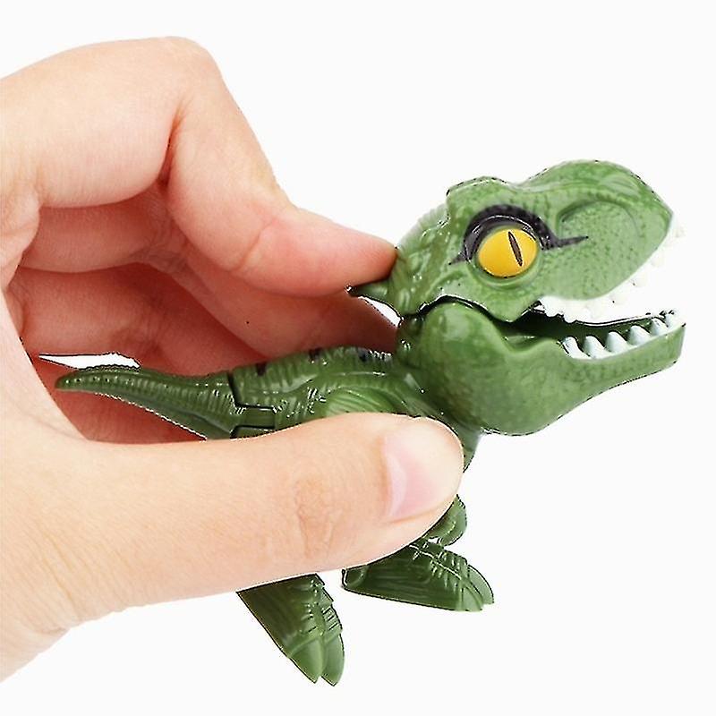 4pcs Finger Dinosaur Anime Action Figures Toys With Dino Eggs