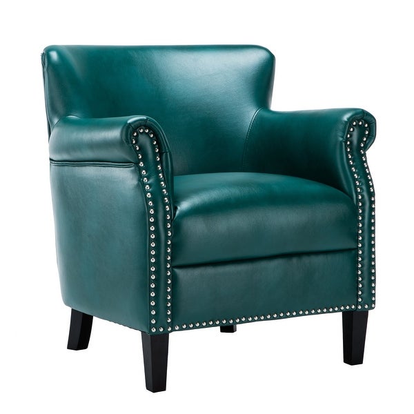 Hendrick Faux Leather Club Chair by Greyson Living