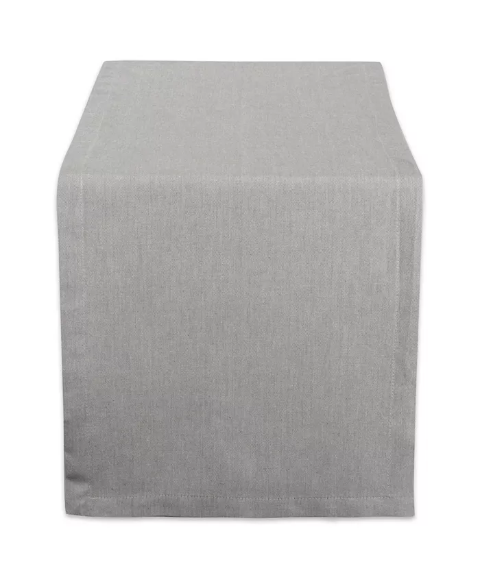 Design Imports Solid Chambray Table Runner 14 x 108