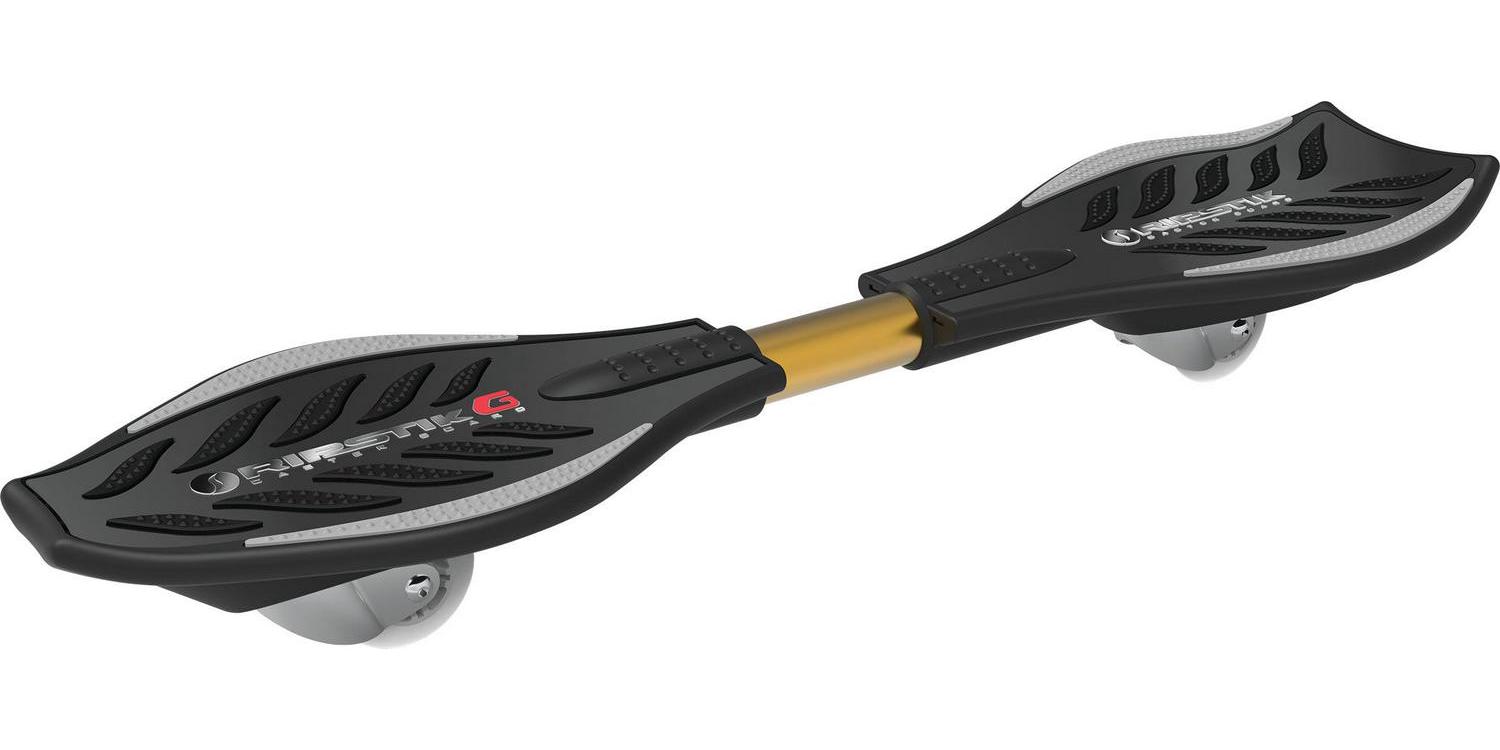 Razor RipStik G  Black， Caster Board with 76mm 360-Degree Wheels， for Kids， Teens， and Adults