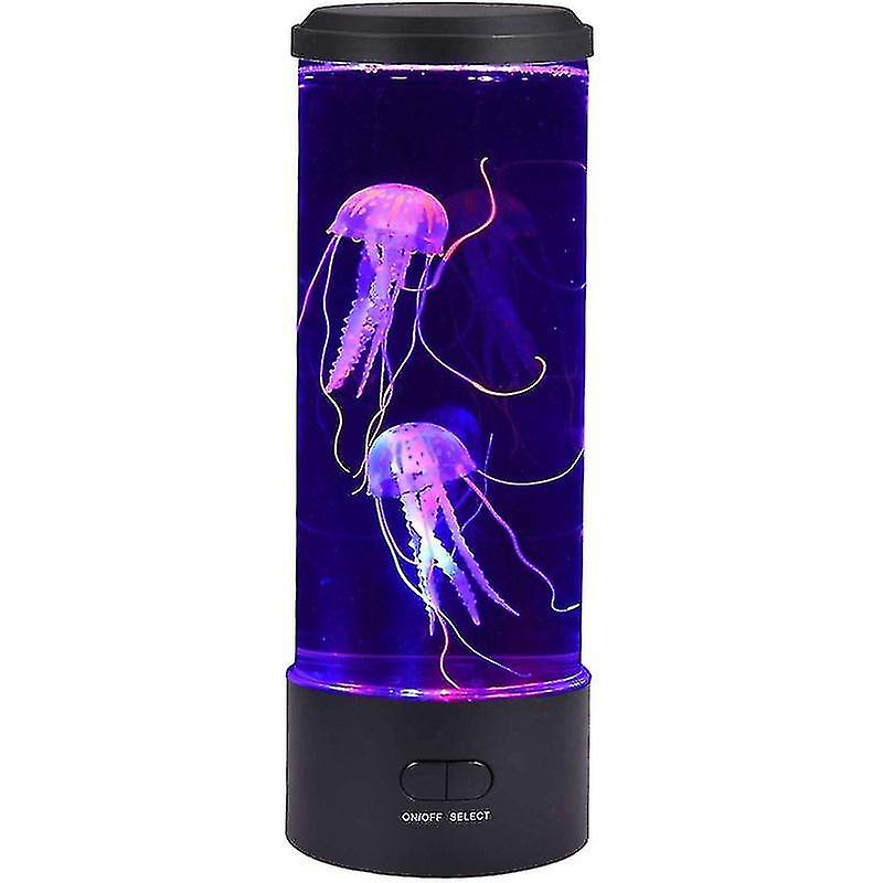 Led Jellyfish Lava Lamp Multicolor， Night Light Usb Charging， Desktop Round Mood Lamp， Decoration Toy Compatible With Men Women， Home Office Room Desk