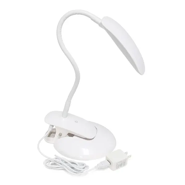 Simple Designs Flexi LED Rounded Clip Light - 7.25 × 6.5 × 16 in