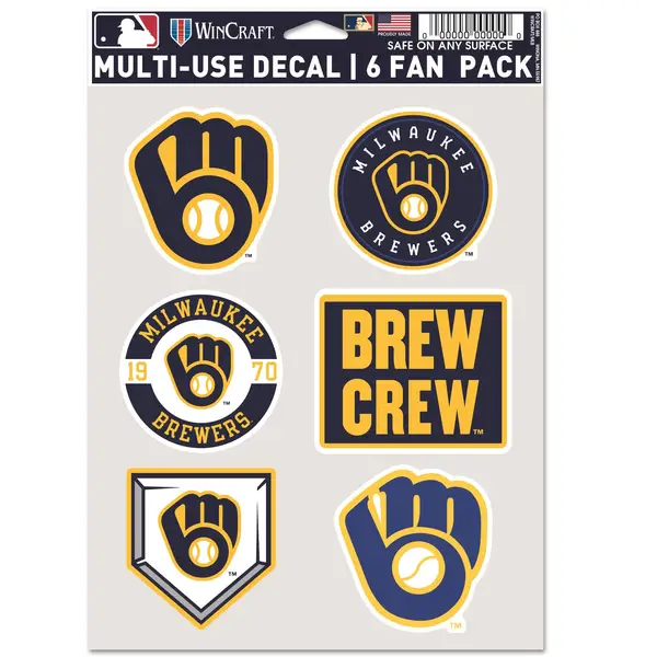 MLB 6-Pack Fan Decals