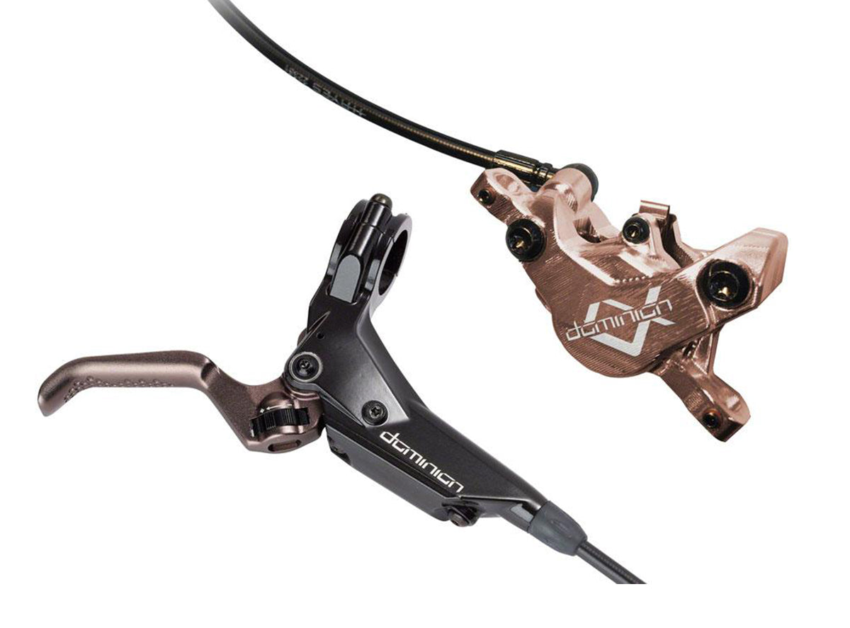 Hayes Dominion A2 Disc Brake and Lever - Rear - Black-Bronze