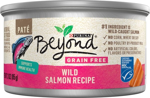 Purina Beyond Grain-Free Wild Salmon Pate Recipe Canned Cat Food