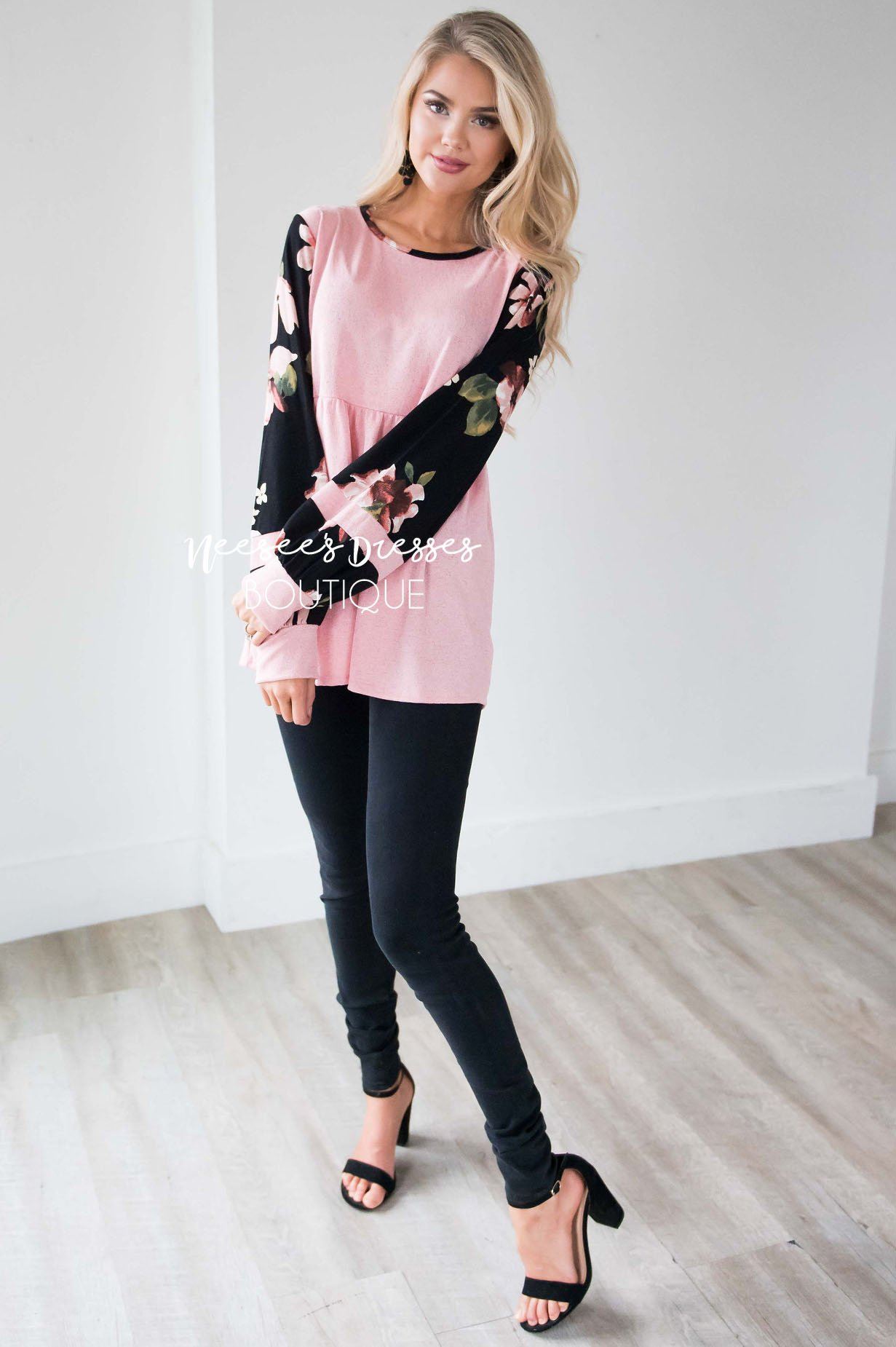 Velvet Bubble Sleeve Peplum Top