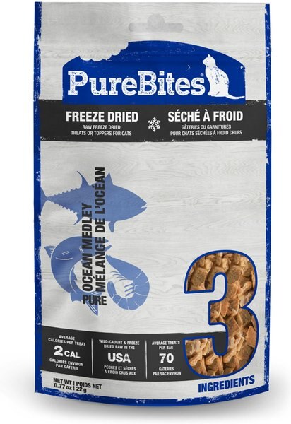 PureBites Ocean Medley Freeze-Dried Raw Cat Treats