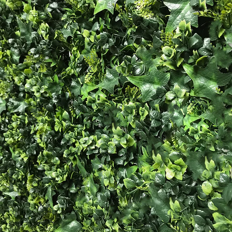 Vertical Garden Outdoor Decorative Boxwood Greenery Plastic Backdrop Panel Hanging Faux Artificial Green Plant Leaves Grass Wall