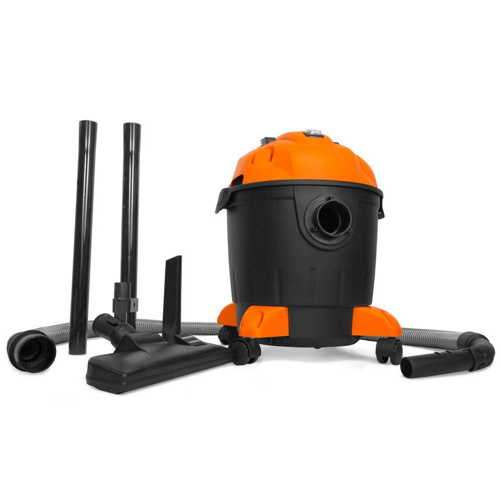 WEN 10 Amp 5 Gal. Portable HEPA WetDry Shop Vacuum and Blower with 0.3 mic Filter Hose and Accessories VC4710