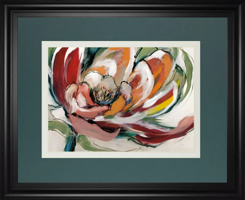 Multi Color Bloomed I Framed Print Wall Art