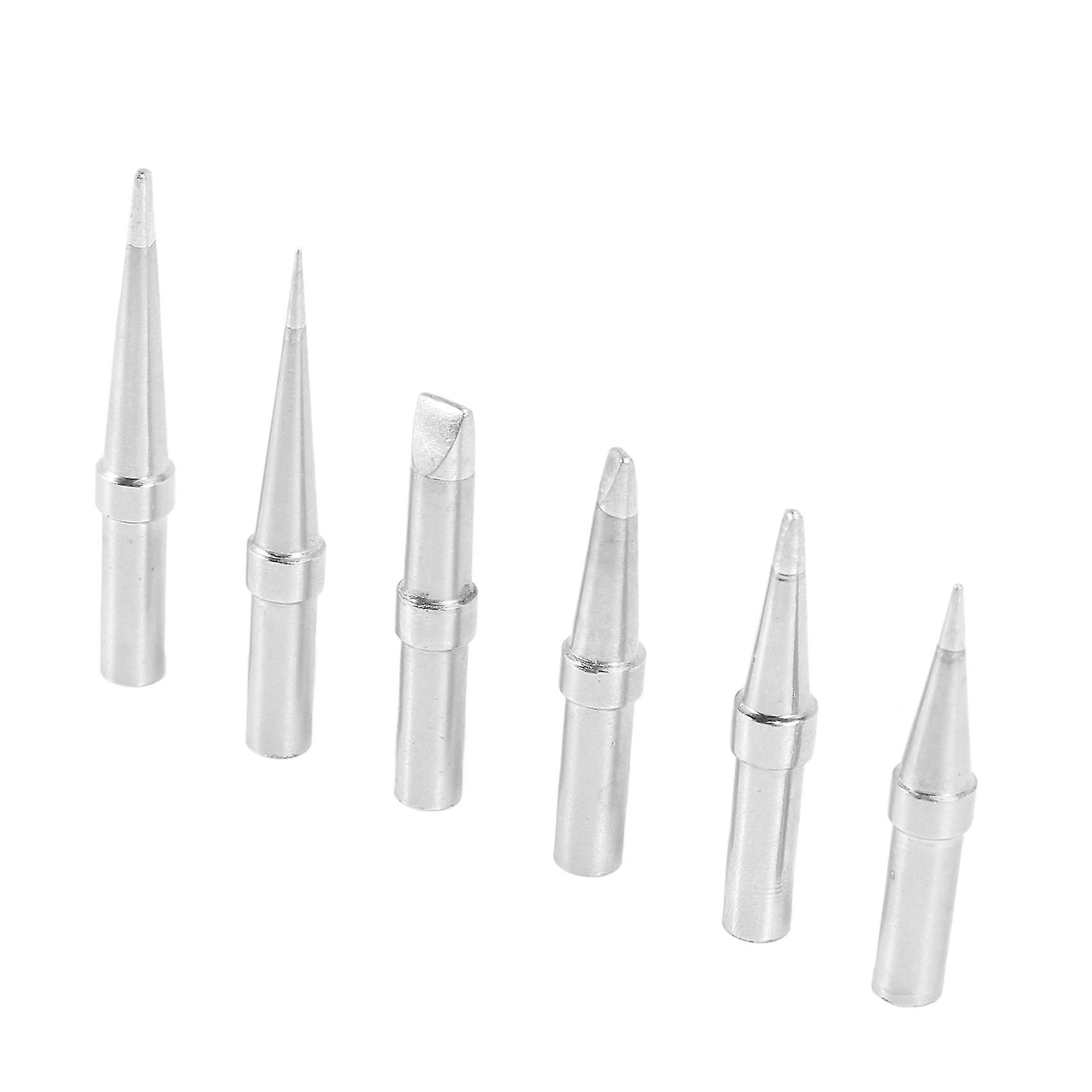 Solder Tips 6pcs Et Soldering Iron Replacement Tips For Wes51/50，wesd51，pes51 / 50，we1010na Wcc100