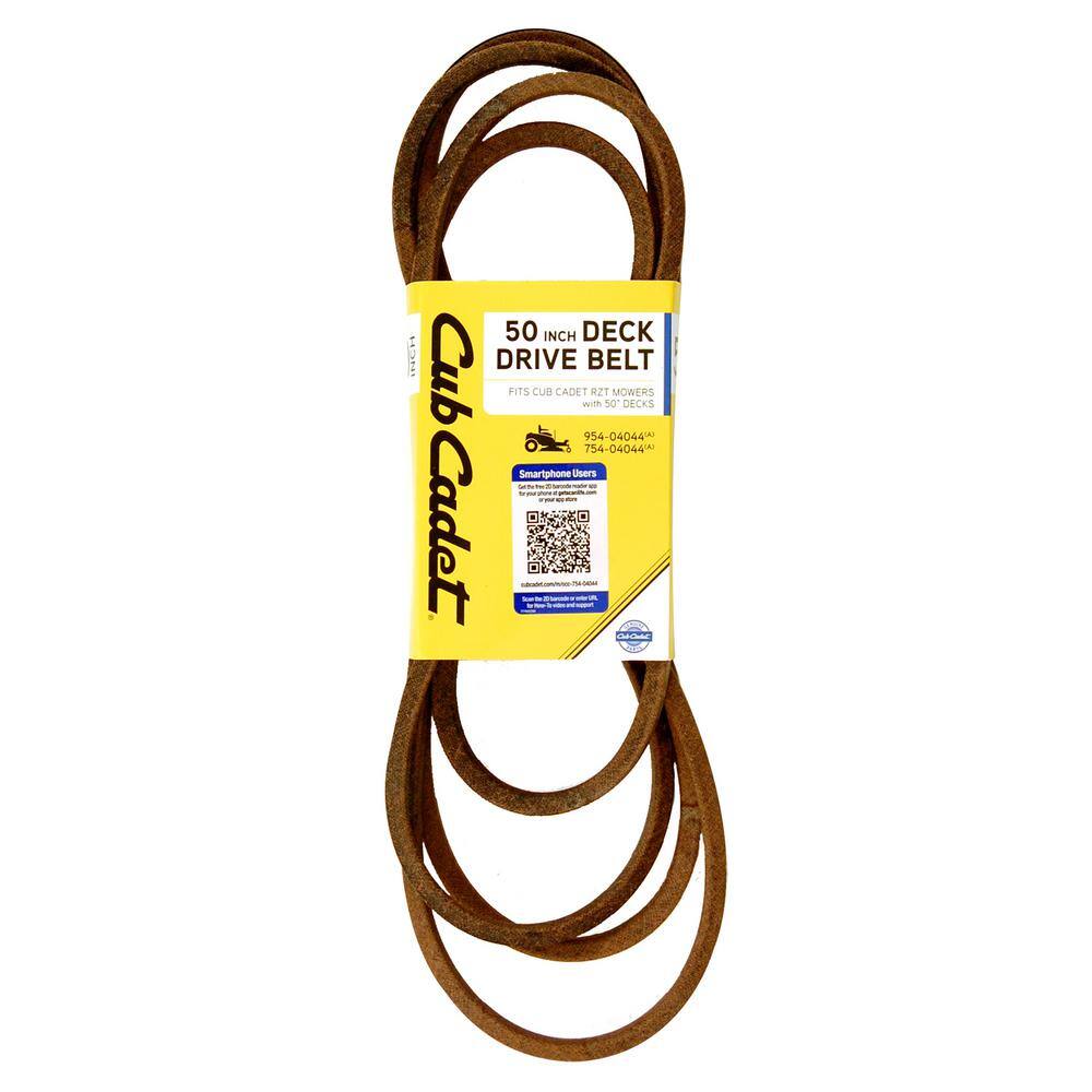 Cub Cadet Original Equipment Deck Drive Belt for Select 50 in. Zero Turn Riding Lawn Mowers OE# 954-04044 OCC-754-04044