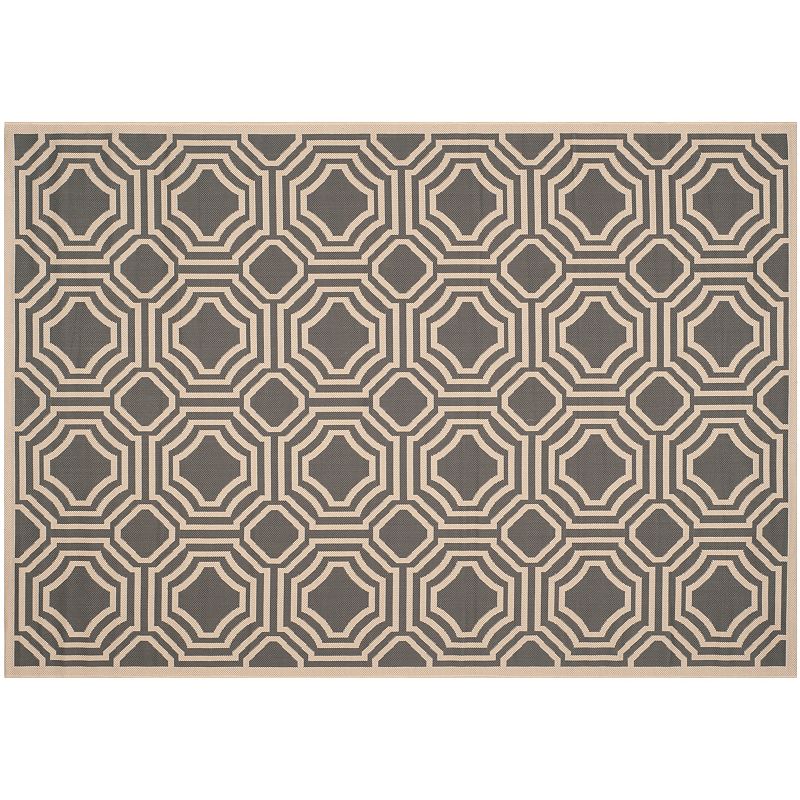 Safavieh Courtyard Geo Indoor Outdoor Rug