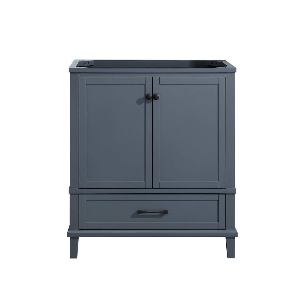 Home Decorators Collection Merryfield 30 in. W x 21-12 in. D Bathroom Vanity Cabinet Only in Dark Blue-Gray 19112-V30-DG