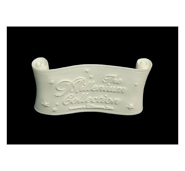 Ivory quot the Millenium Collection quot Scroll Banner Decoration