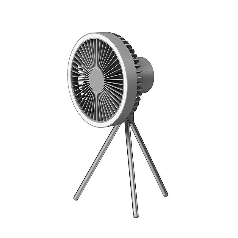 Mini Fan Usb Rechargeable Portable Fan Outdoor Camping Ceiling Fan With Led Light 1200/10000mah Desktop Fan