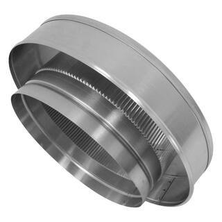 Active Ventilation 10 in. Dia. Aluminum Vent Pipe Cap in Mill Finish VPC-10