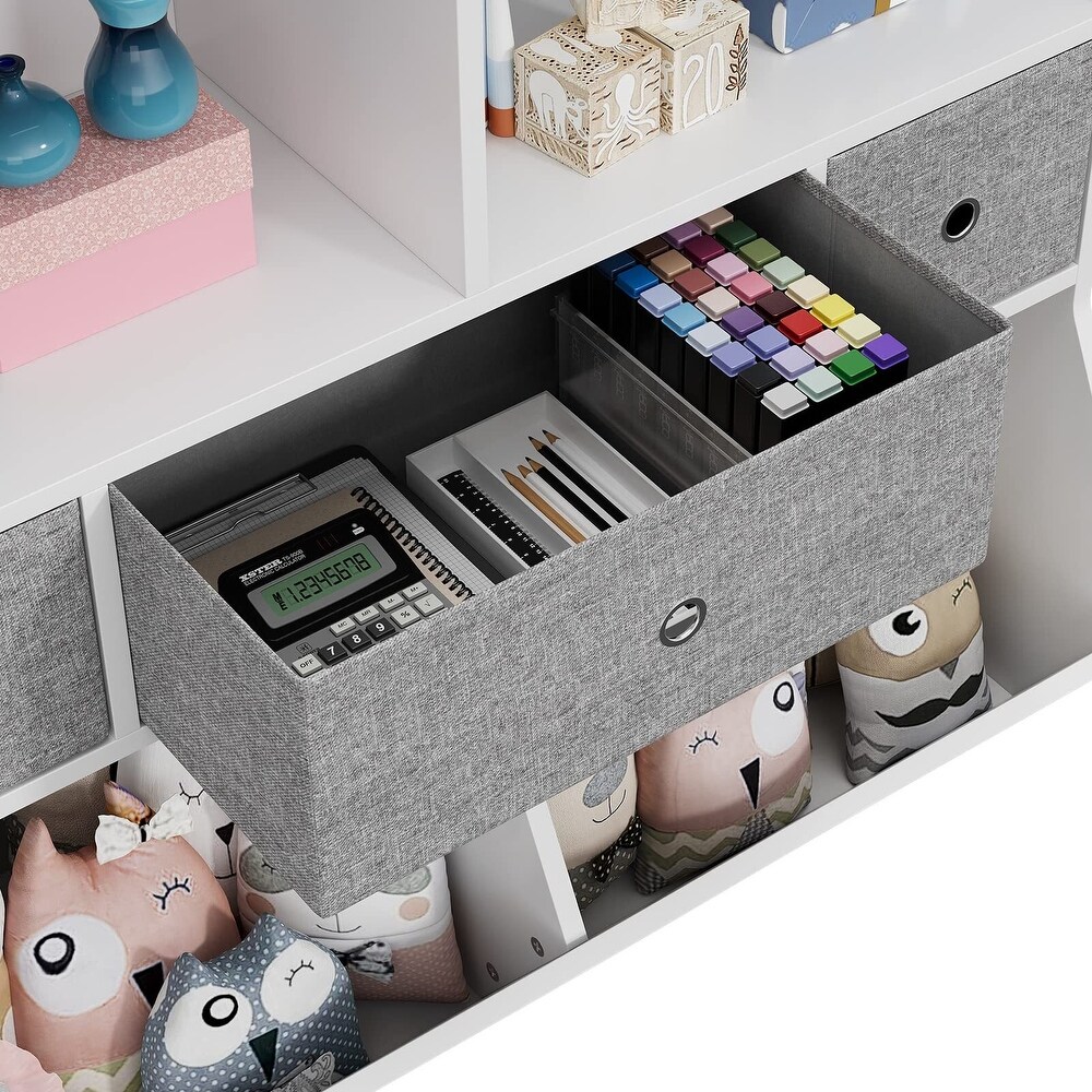 Kids Toy Storage Organizer with Bookcase