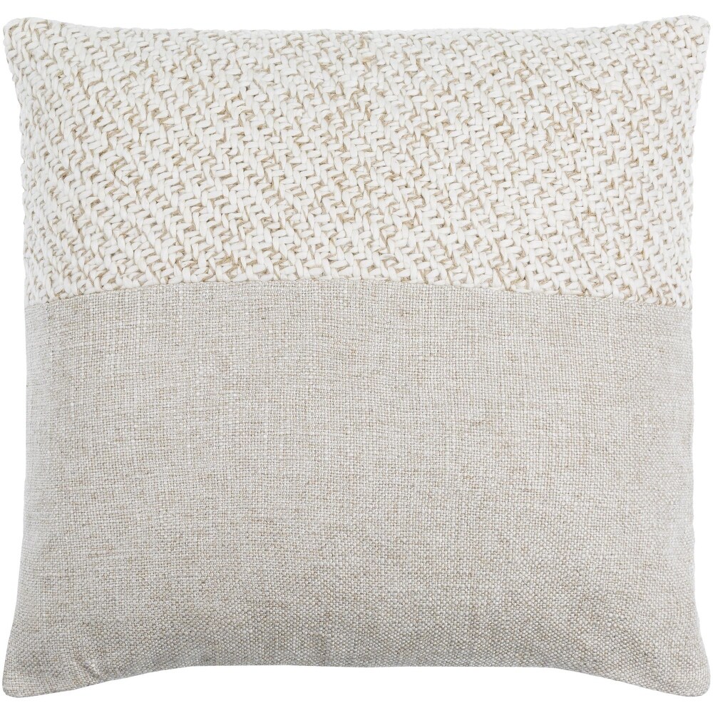 Luiz Farmhouse Dot Accent Pillow