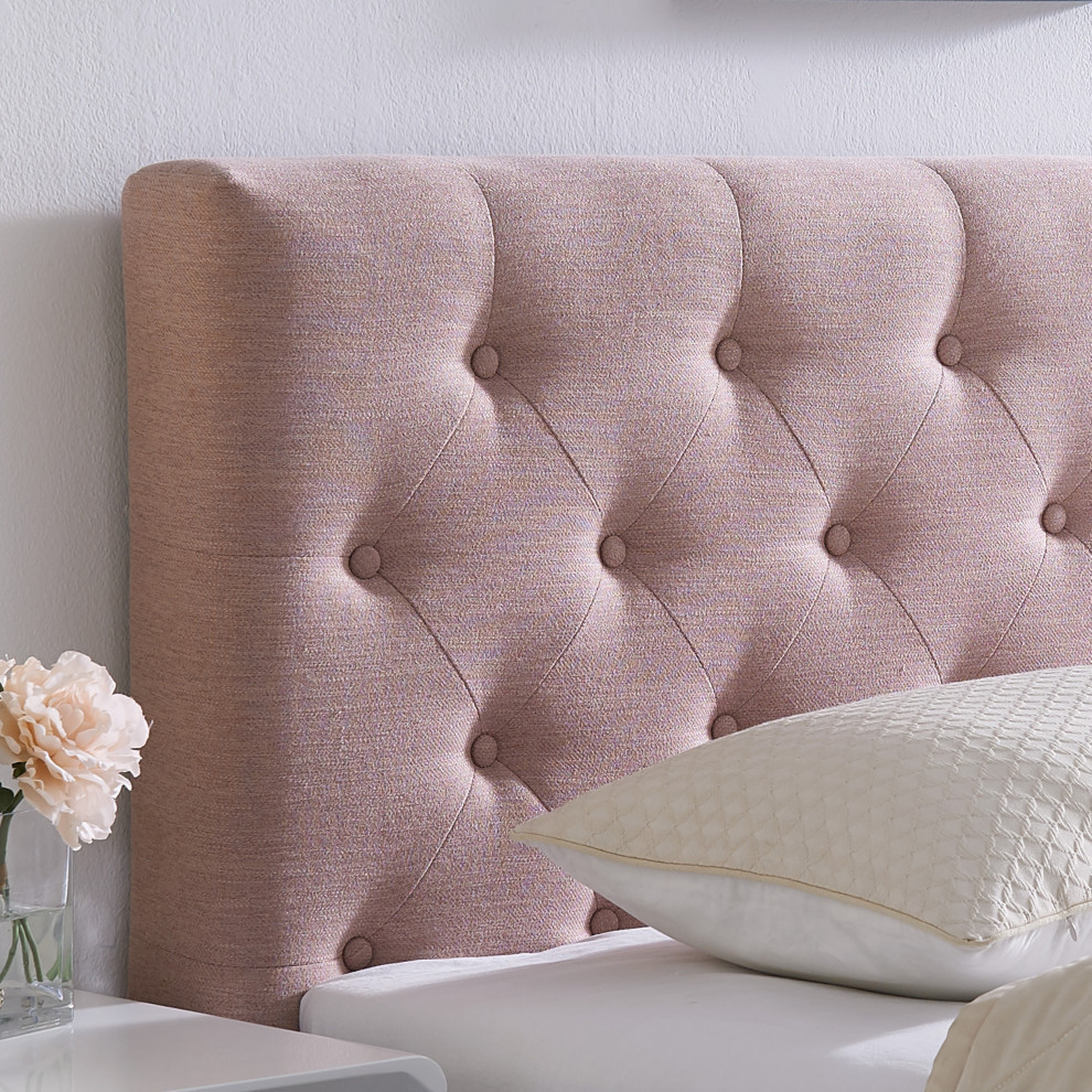 Liverpool Contemporary Upholstered Twin Headboard   Transitional   Headboards   by GDFStudio  Houzz