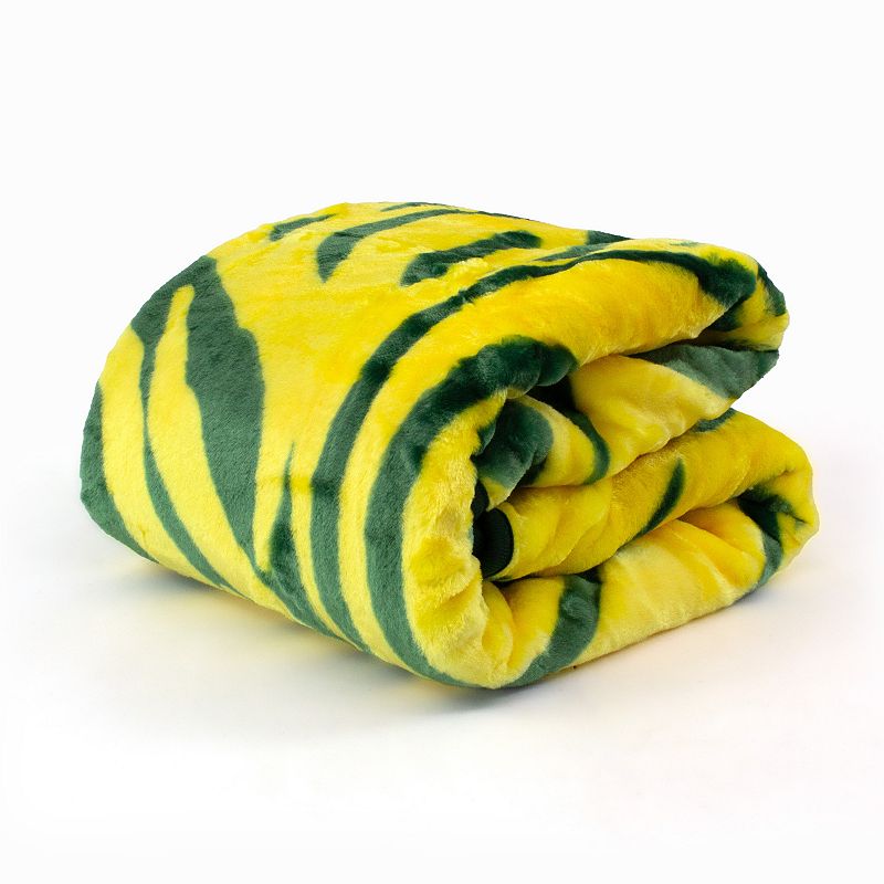 NCAA Oregon Ducks Soft Raschel Throw Blanket