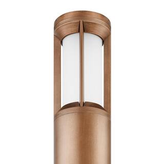 Hampton Bay Madison Low Voltage Copper Hardwired Integrated LED Weather Resistant Path Light KCS1501LM-01CP