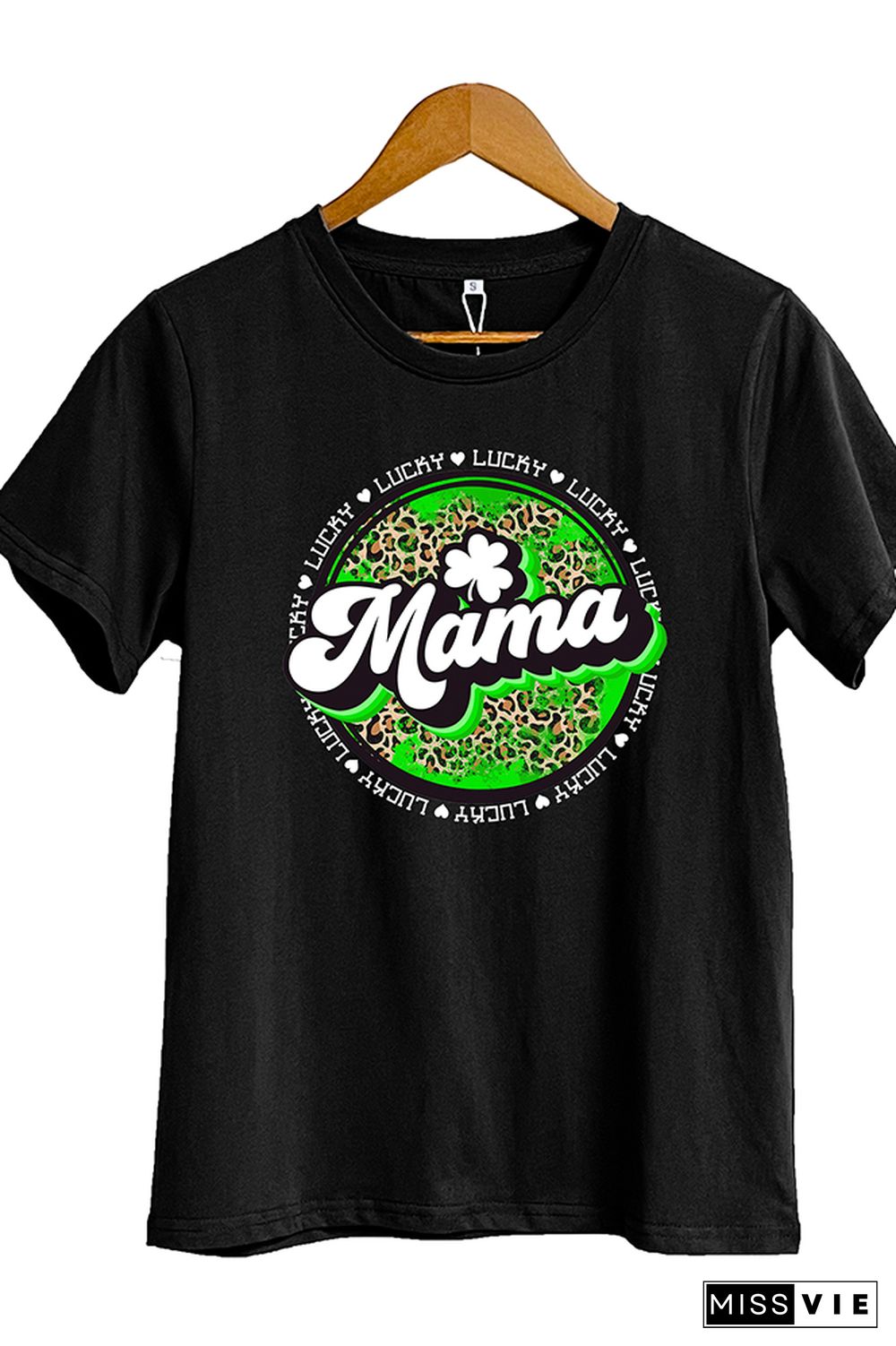 Lucky Mama Short Sleeve Graphic Tee Wholesale