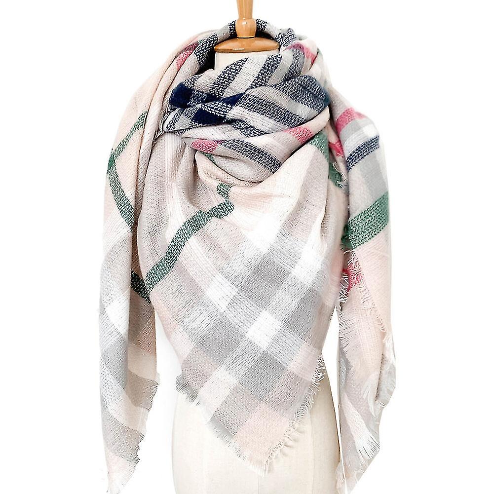 Women's Winter Large Scarf Plaid Check Wraps