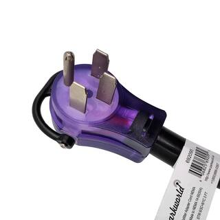 parkworld 3 ft. STW 63+81 4-Wire RV 50 Amp Y Adapter Cord NEMA 14-50P Plug to two 14-50R Female Receptacle 692095T