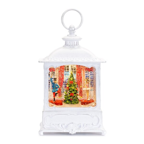 10 Nutcracker Ballet Christmas Snow Globe Lantern Tabletop Decoration