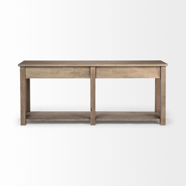 Harrelson III Light Brown Four-Drawer Console Table