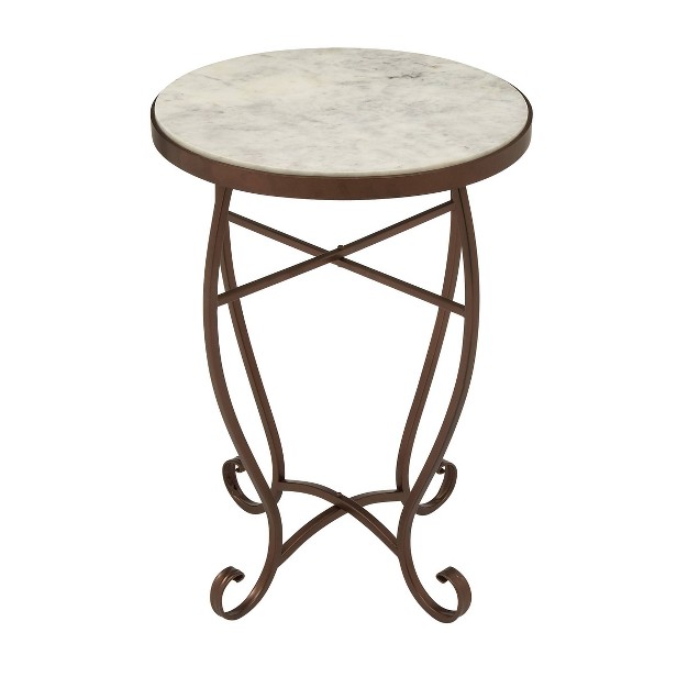 Traditional Accent Table Cream Olivia amp May