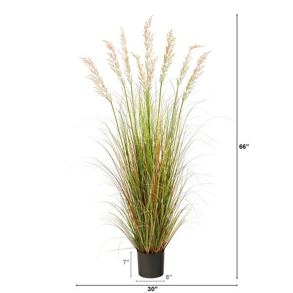 5.5' Plum Grass Artificial Plant