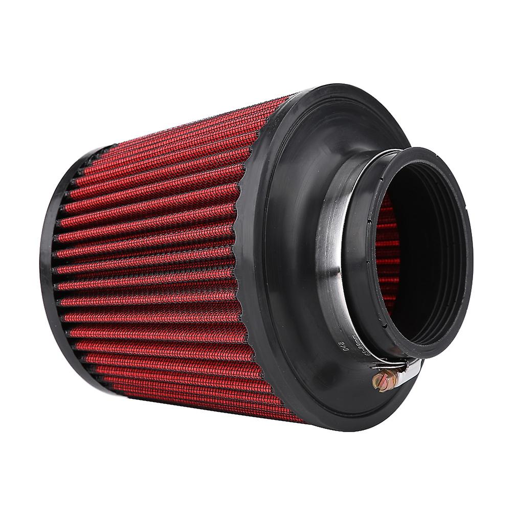 Universal Car Modification High Flow Inlet Air Intake Round Cone Air Filter Cleaner 76mm